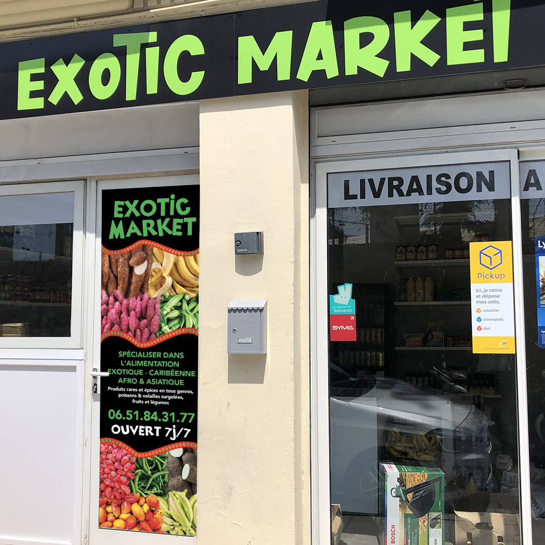 Exotic-Market-adhésif-photo